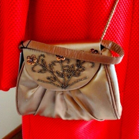 Jessica McClintock Satin Bag - Picture 1 of 7